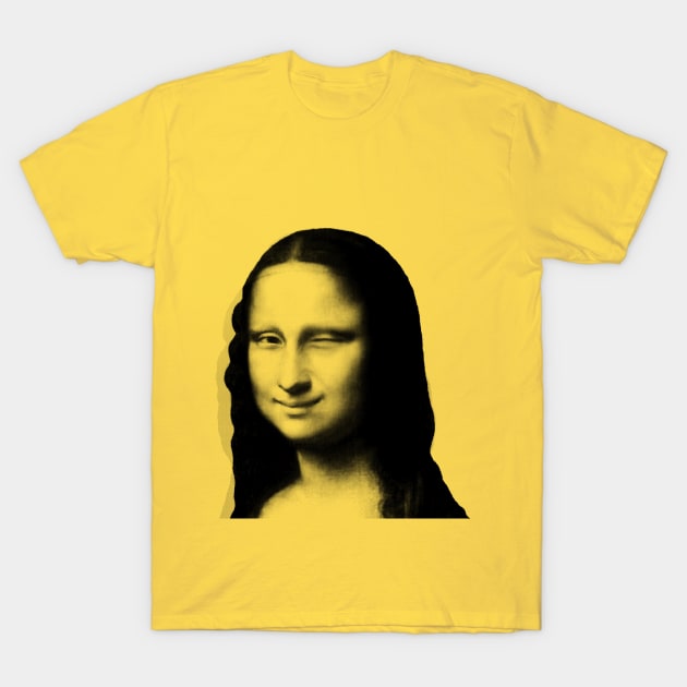 Monya Mona Lisa Wink T-Shirt by Dexter54
